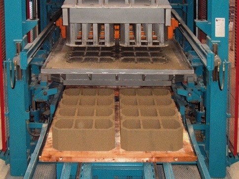 The productivity of our concrete block making machines